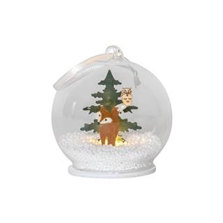 Star Trading Vianočná závesná svetelná LED dekorácia  Christmas Forest, ø 8 cm, značky Star Trading