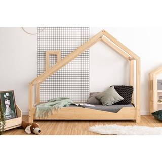 Domčeková posteľ z borovicového dreva Adeko Luna Adra, 90 x 200 cm
