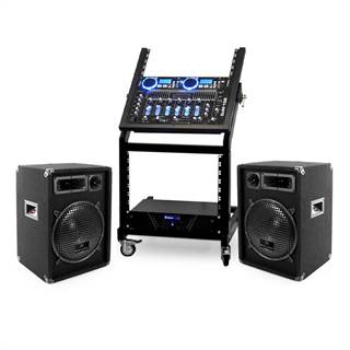 Electronic-Star  DJ reproduktorový set Rack Star Neptun Palace 250 ľudí, značky Electronic-Star