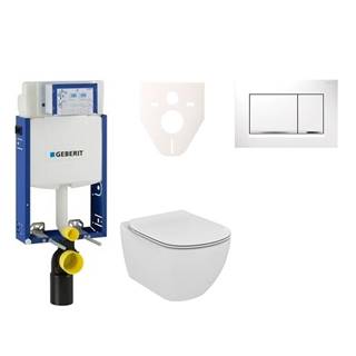 Cenovo zvýhodnený závesný WC set Geberit na zamurovanie + WC Ideal Standard Tesi