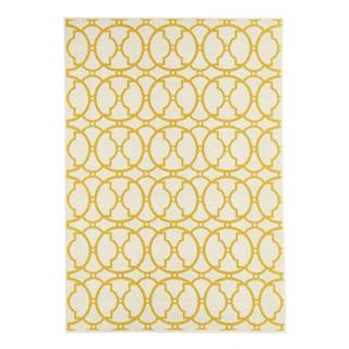 Floorita Béžovo-žltý vonkajší koberec  Interlaced, 160 × 230 cm, značky Floorita