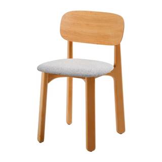 Bonami Selection Súprava 2 bukových jedálenských stoličiek so sivým sedákom  Miko, značky Bonami Selection