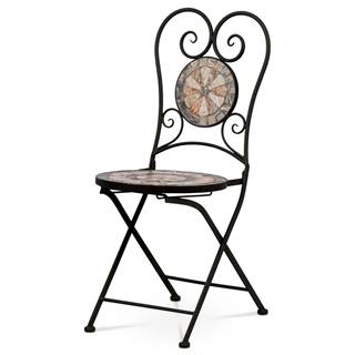 Sencor Záhradná stolička Mosaic, kovová konštrukcia, značky Sencor