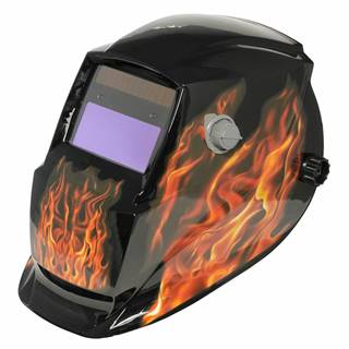 Asist  AR06-1001FL zváračská ochranná maska, dekor plamene, značky Asist