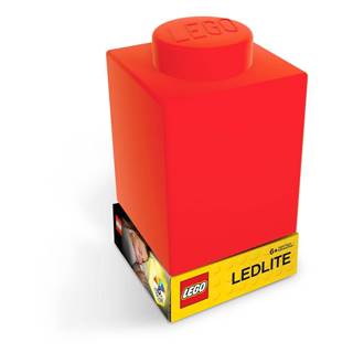 LEGO® Červené silikónové nočné svetielko  Classic Brick, značky LEGO®