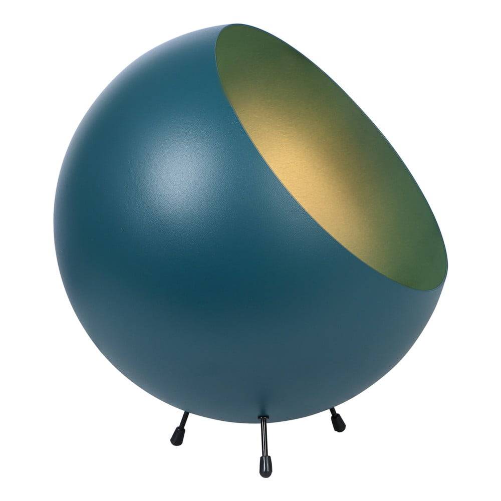 Leitmotiv Stolová lampa v matnej modro-zelenej farbe  Bell, značky Leitmotiv