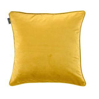 Žltá obliečka na vankúš WeLoveBeds Dijon, 50 × 50 cm