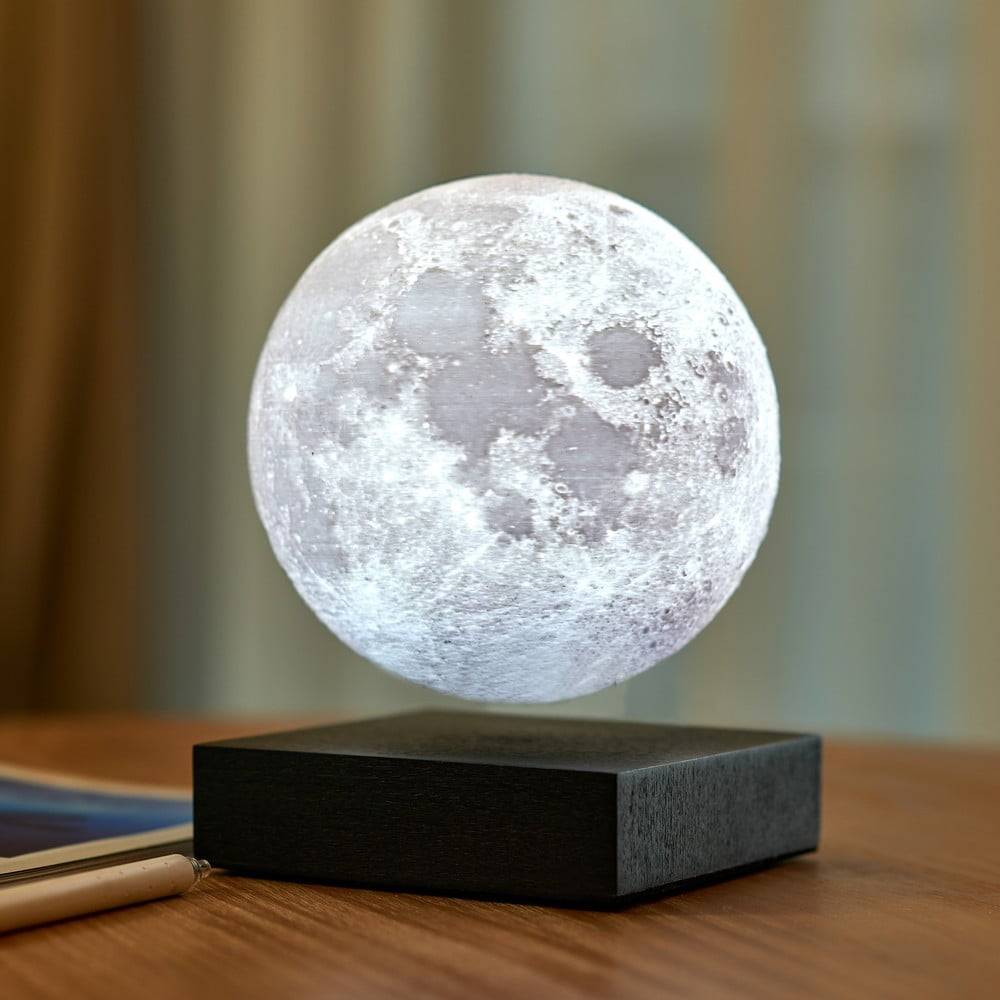 Gingko Čierna stolová levitujúca lampa v tvare Mesiaca  Moon, značky Gingko