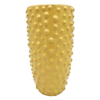 Žltá keramická váza PT LIVING Spotted, výška 25 cm