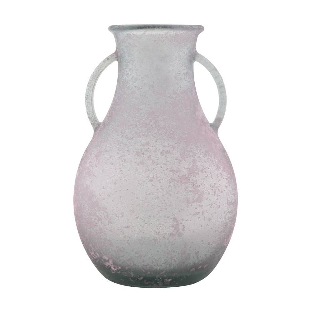 Mauro Ferretti Ružová váza z recyklovaného skla  Anfora, ⌀ 32 cm, značky Mauro Ferretti