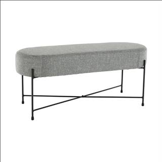 Dizajnová lavica sivá/čierna MATIR R1 rozbalený tovar