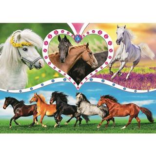 Trefl  Puzzle Krásne kone, 200 dielikov, značky Trefl