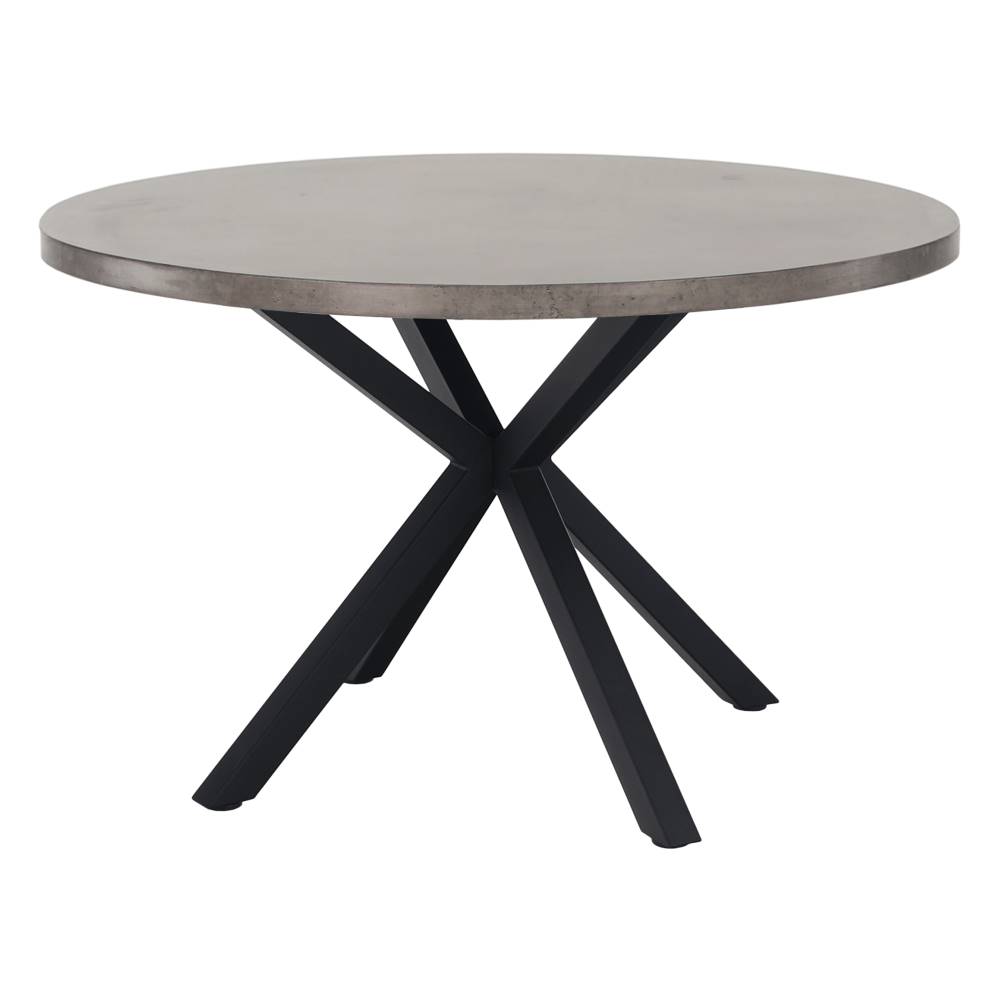 Kondela KONDELA Jedálenský stôl, betón/čierna, priemer 120 cm, MEDOR, značky Kondela