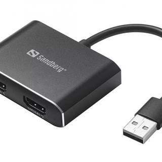 Sandberg USB-A 2.0 do 2x HDMI