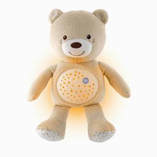 CHICCO Medvedík uspávačik s projektorom a hudbou Baby Bear First Dreams - neutral béžová 0m+