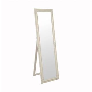 KONDELA Zrkadlo, drevený rám smotanovej farby, MALKIA TYP 12