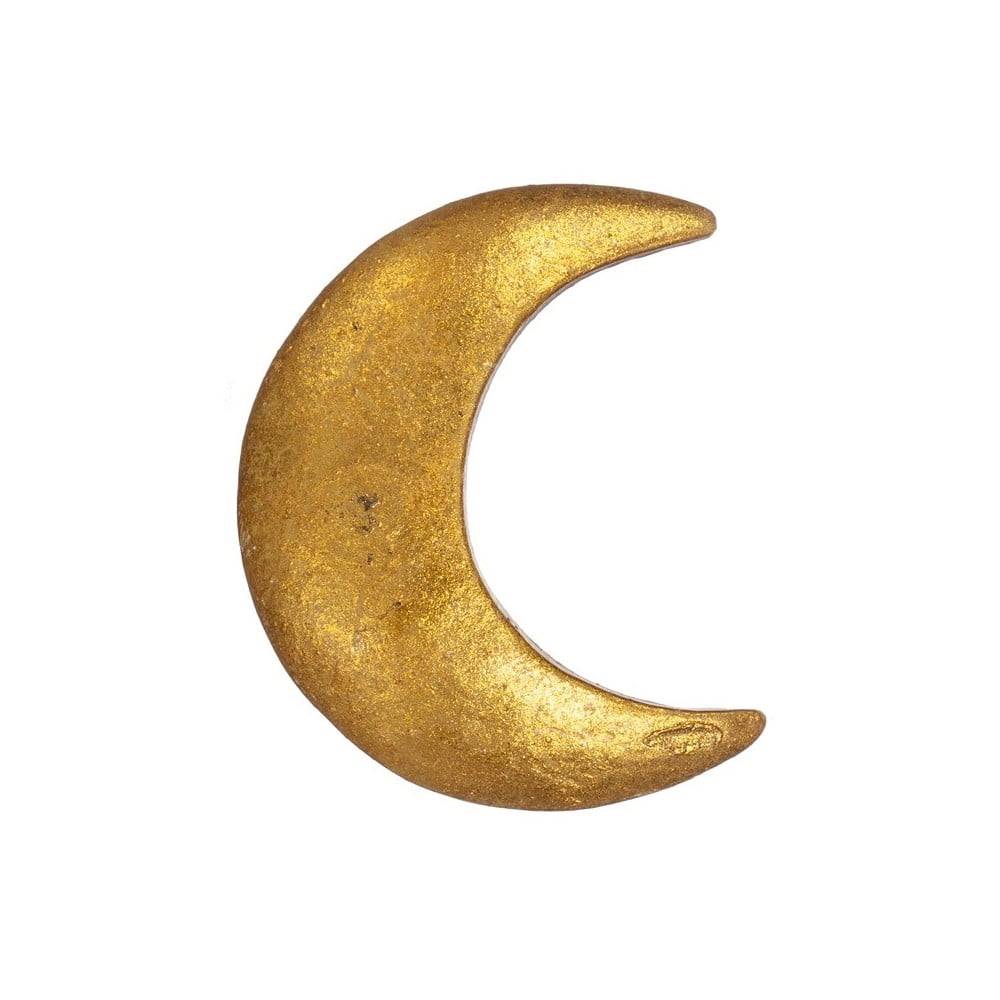 Sass & Belle Cínová úchytka na zásuvku v zlatej farbe  Crescent Moon, značky Sass & Belle