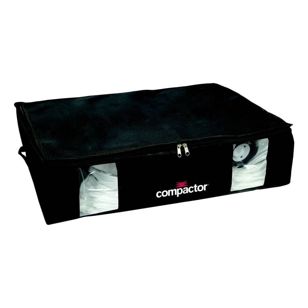 Compactor Čierny úložný box s vákuovým obalom  Black Edition, objem 145 l, značky Compactor