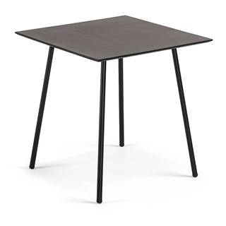 Kave Home Čierny stôl  Ulrich, 75 x 75 cm, značky Kave Home