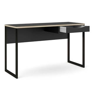 Tvilum Čierny pracovný stôl  Function Plus, 130 x 48 cm, značky Tvilum