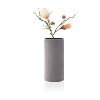 Sivá váza Blomus Bouquet, výška 29 cm