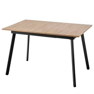 Jedálenský stôl OCTAVIO dub sonoma/sivá/čierna