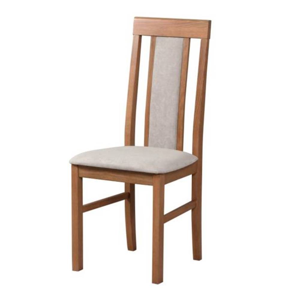 Sconto Jedálenská stolička NILA 2 dub stirling/béžová, značky Sconto