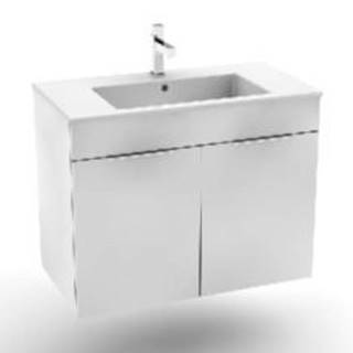 Kúpeľňová skrinka s umývadlom Jika Cube 80x43x62,2 cm biela