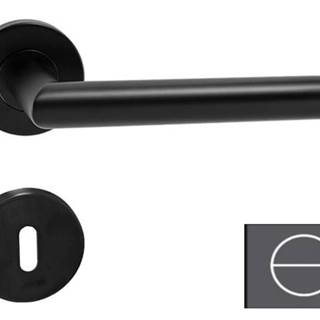 Kľučka natural Favorit-R, čierna, WC gombík