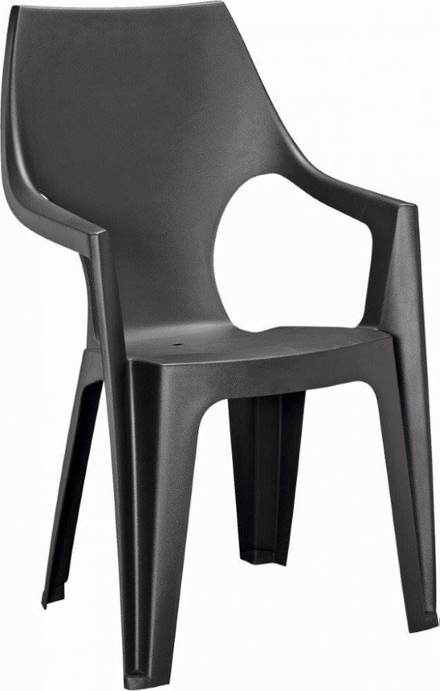 Keter Plastová stolička   Dante highback grafitová, značky Keter