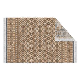 Kondela KONDELA Obojstranný koberec, vzor/hnedá, 80x150, MADALA, značky Kondela