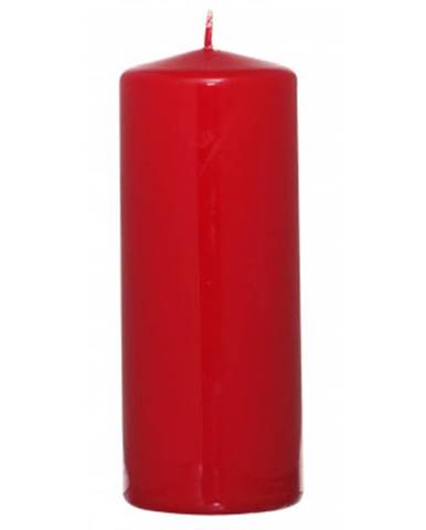 Valcová sviečka červená, 15 cm