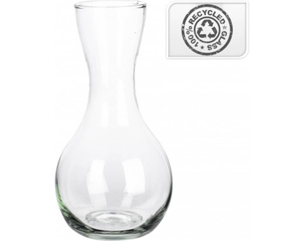 ASKO - NÁBYTOK Váza/karafa 1,5 l, recyklované sklo, značky ASKO - NÁBYTOK