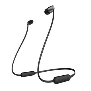 Sony  WIC310 bezdrátová Bluetooth sluchátka do uší, ovladač s mikrofonem, černá, značky Sony