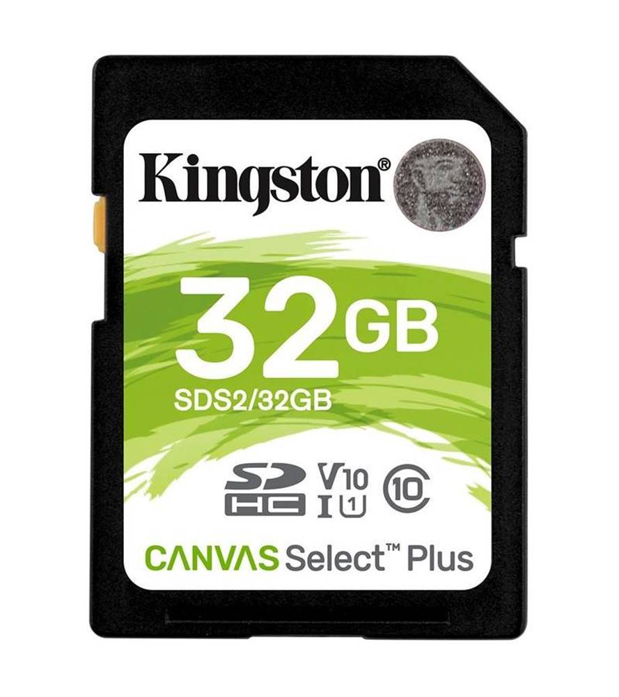 Kingston KINGSTON 32GB SDHC CANVAS SELECT PLUS U1 V10 CL10 100MB/S, značky Kingston