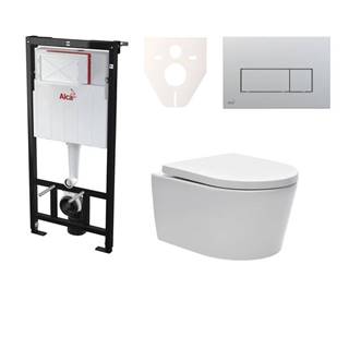 SAT Závesný WC set  Brevis do ľahkých stien / predstenová, značky SAT