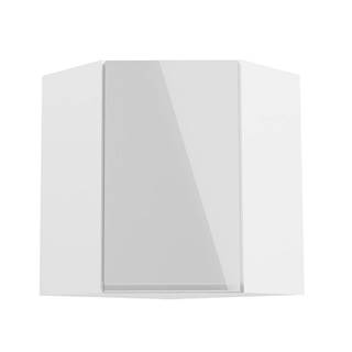 Horná skrinka biela/biely extra vysoký lesk AURORA G60N