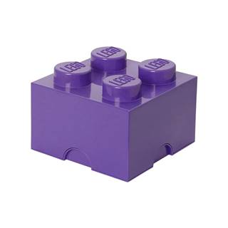 LEGO® Fialový úložný box štvorec , značky LEGO®