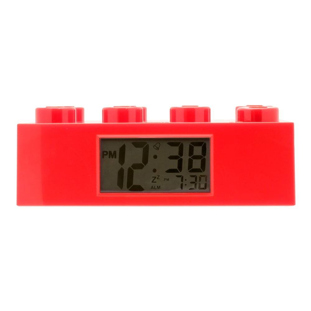 LEGO® Červené hodiny s budíkom  Brick, značky LEGO®