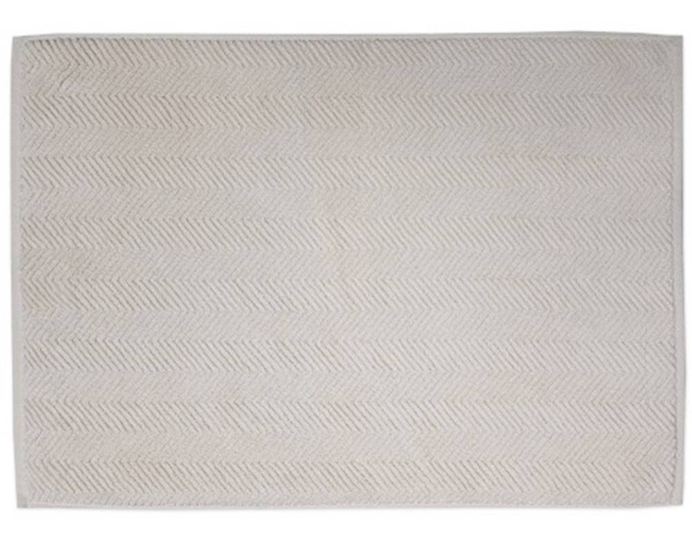 ASKO - NÁBYTOK Kúpeľňová predložka Ocean, BIO bavlna, Oxford Tan, vlnkovaný vzor, 50x70 cm, značky ASKO - NÁBYTOK