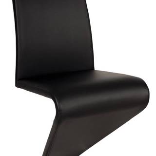 Signal Jedálenská stolička H-090 chróm / čierna