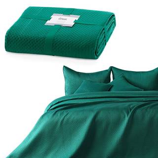 ArtTruAn Prikrývka na posteľ CARMEN alpinegreen 240x260 cm