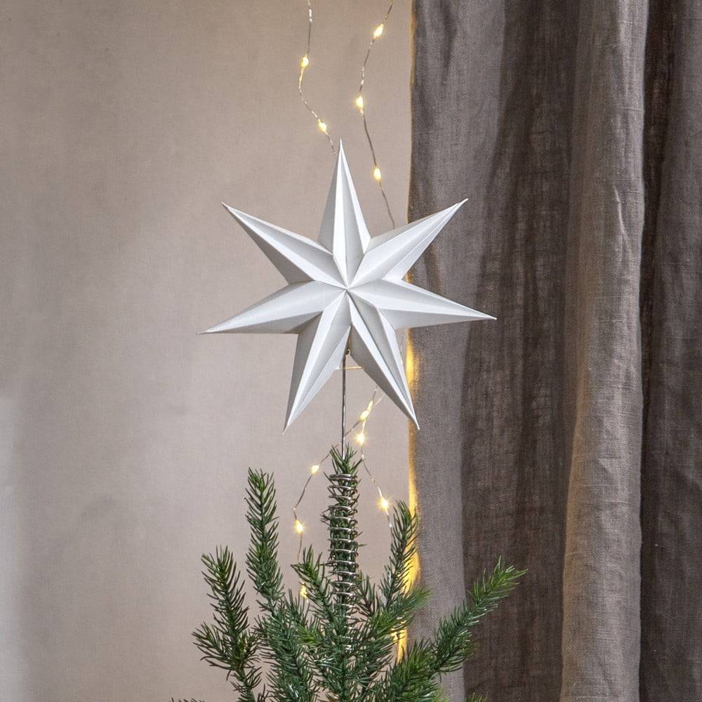 Star Trading Biela svetelná špička na vianočný stromček Isa - , značky Star Trading