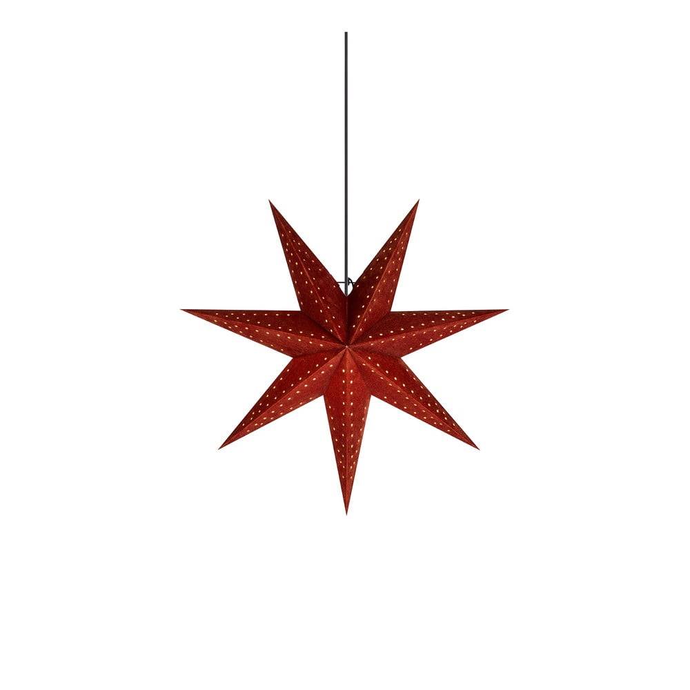 Markslöjd Červená vianočná závesná svetelná dekorácia  Embla, výška 45 cm, značky Markslöjd