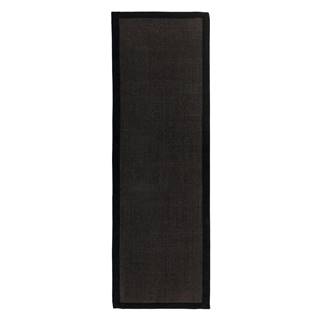Asiatic Carpets Čierny koberec behúň 240x68 cm Sisal - , značky Asiatic Carpets