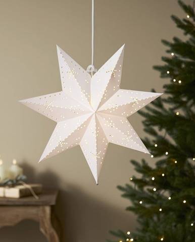 Biela vianočná svetelná dekorácia ø 45 cm Classic - Star Trading