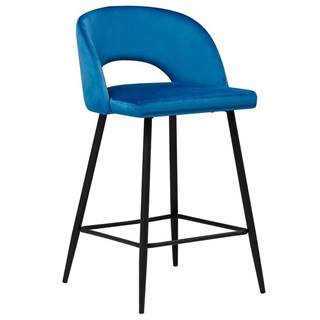 MERKURY MARKET Barová stolička Omis Dark Blue, značky MERKURY MARKET