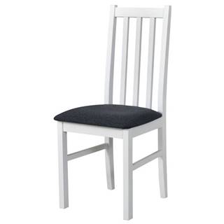 Jedálenská stolička BOLS 10 biela/čierna