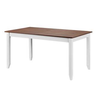 Sconto Jedálenský stôl WESLEY borovica biela/hnedá, značky Sconto