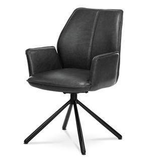 Sconto Jedálenská stolička DEBORA sivá/čierna, značky Sconto